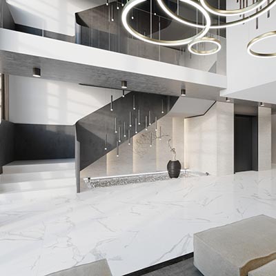 Apartamenty Sea & Lake Mielno - wizualizacja lobby