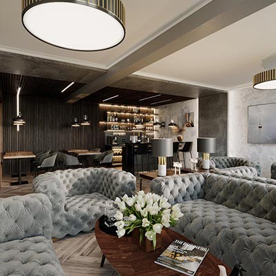 Luksusowy lounge room - Apartamenty Sea & Lake Mielno