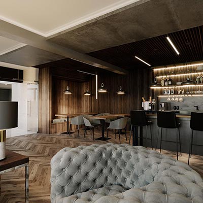 Luksusowy lounge room - Apartamenty Sea & Lake Mielno